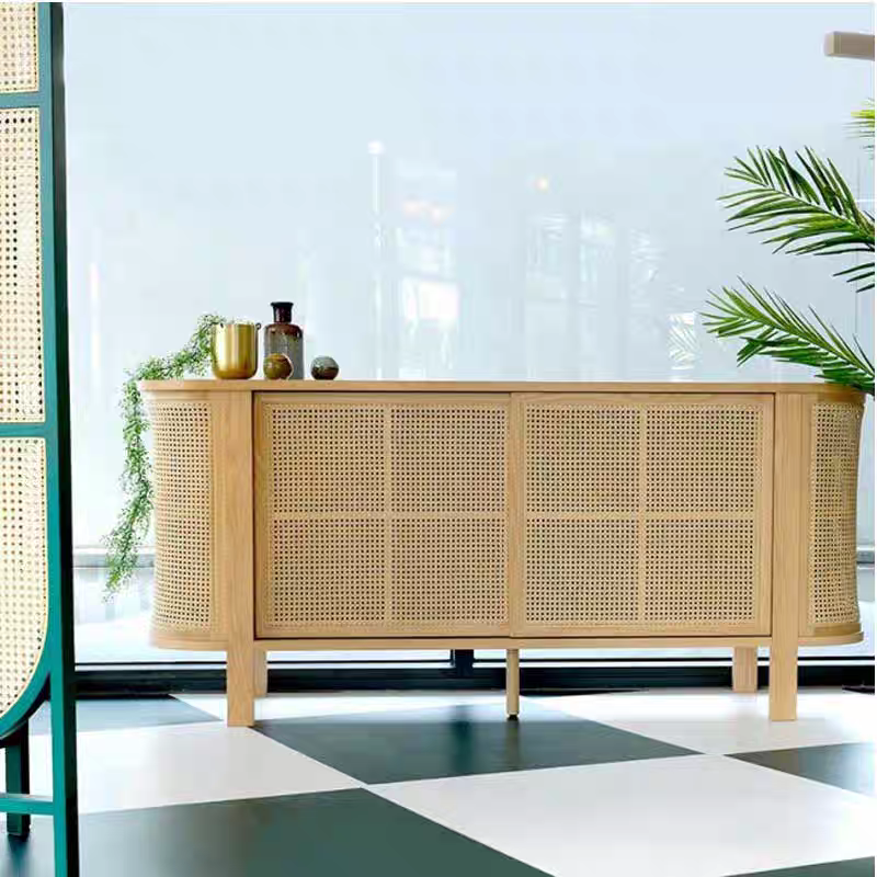 RENOIR Japandi Rattan Sideboard