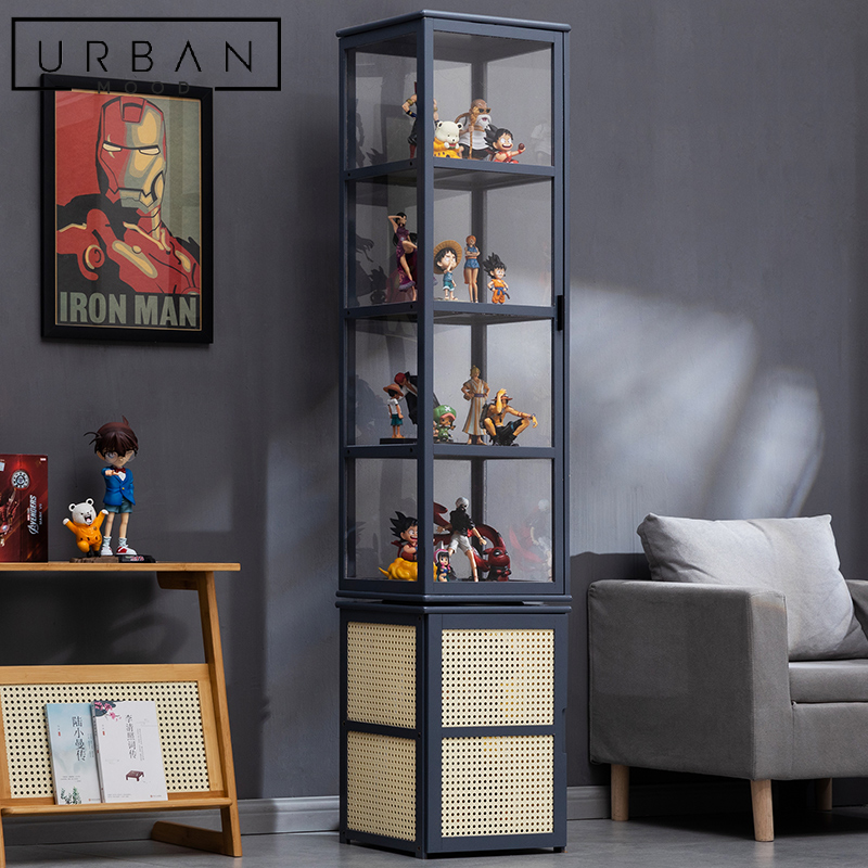 RODYK Modern Rotating Display Cabinet