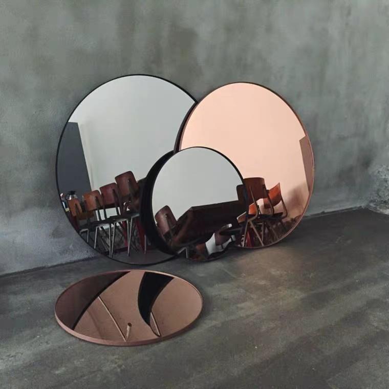 SALT Postmodern Tinted Round Mirror