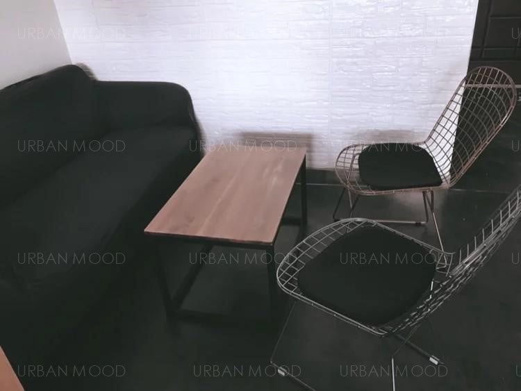 SANCTUARY Modern Wire Frame Office Dining Chair