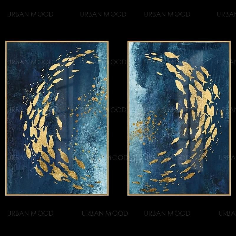 SAPPHIRA Ocean of Abundance Wall Art Painting