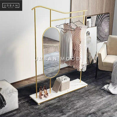 SNAZ Modern Mirror Clothes Stand