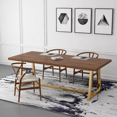 SPIETH Modern Solid Wood Dining Conference Table