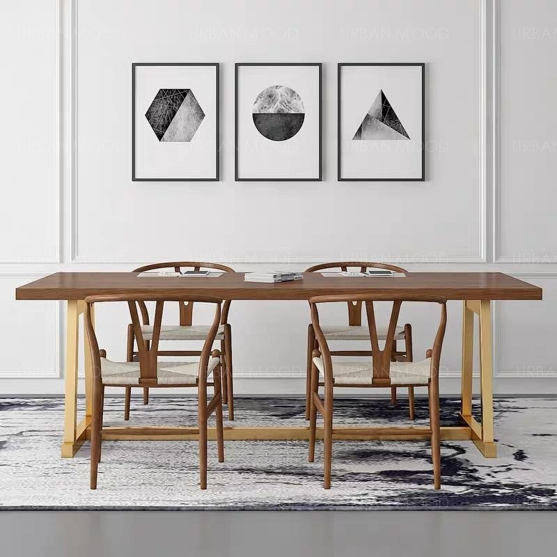 SPIETH Modern Solid Wood Dining Conference Table