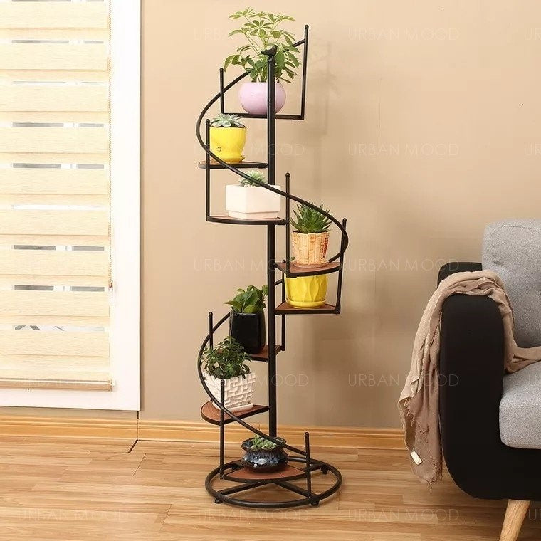 SPIRAL Plant Display Stand Shelf