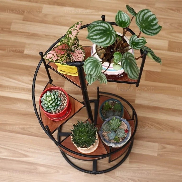 SPIRAL Plant Display Stand Shelf