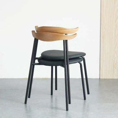 SPRIGG Postmodern Leather Dining Chair