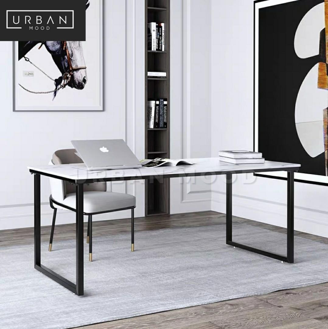 STAMMER Modern Marble Work Table