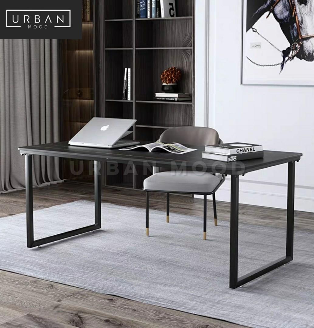 STAMMER Modern Marble Work Table