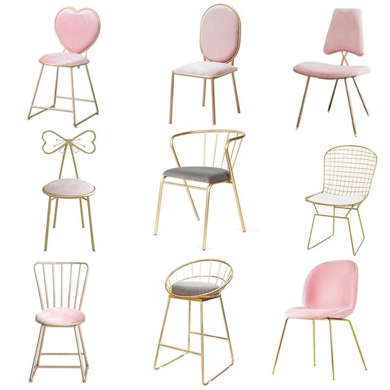 SWEET Pastel Pink Office Study Chair