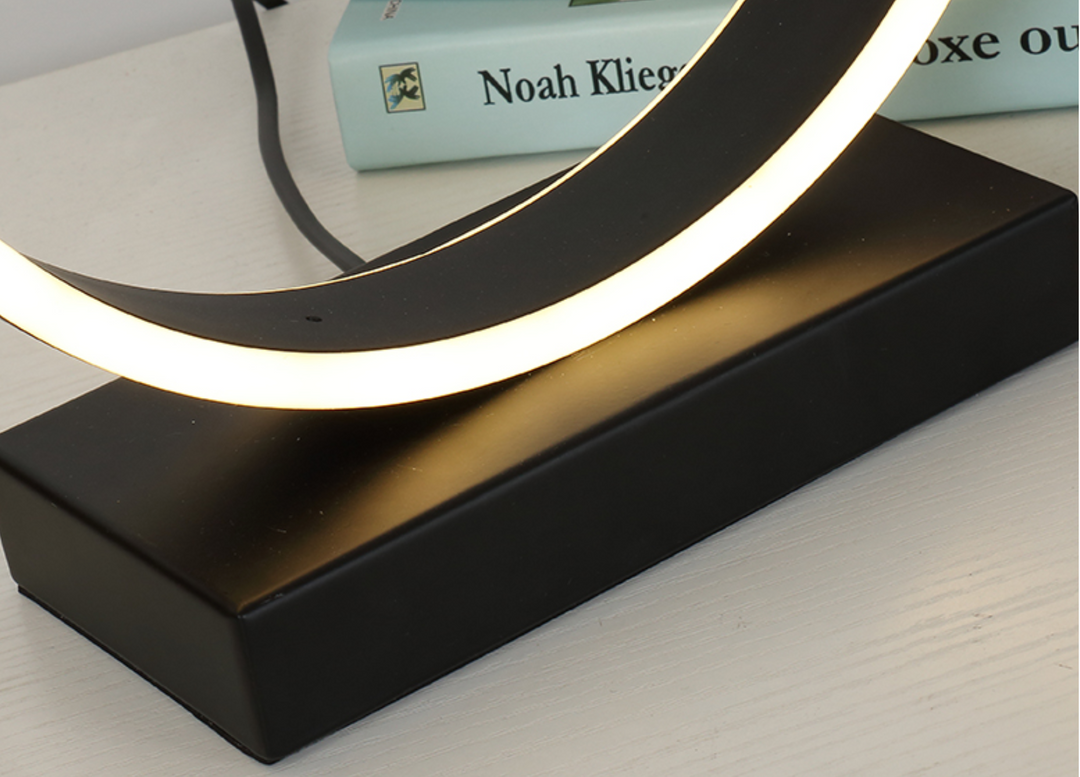 LADA Half Moon LED Monochrome Table Lamp