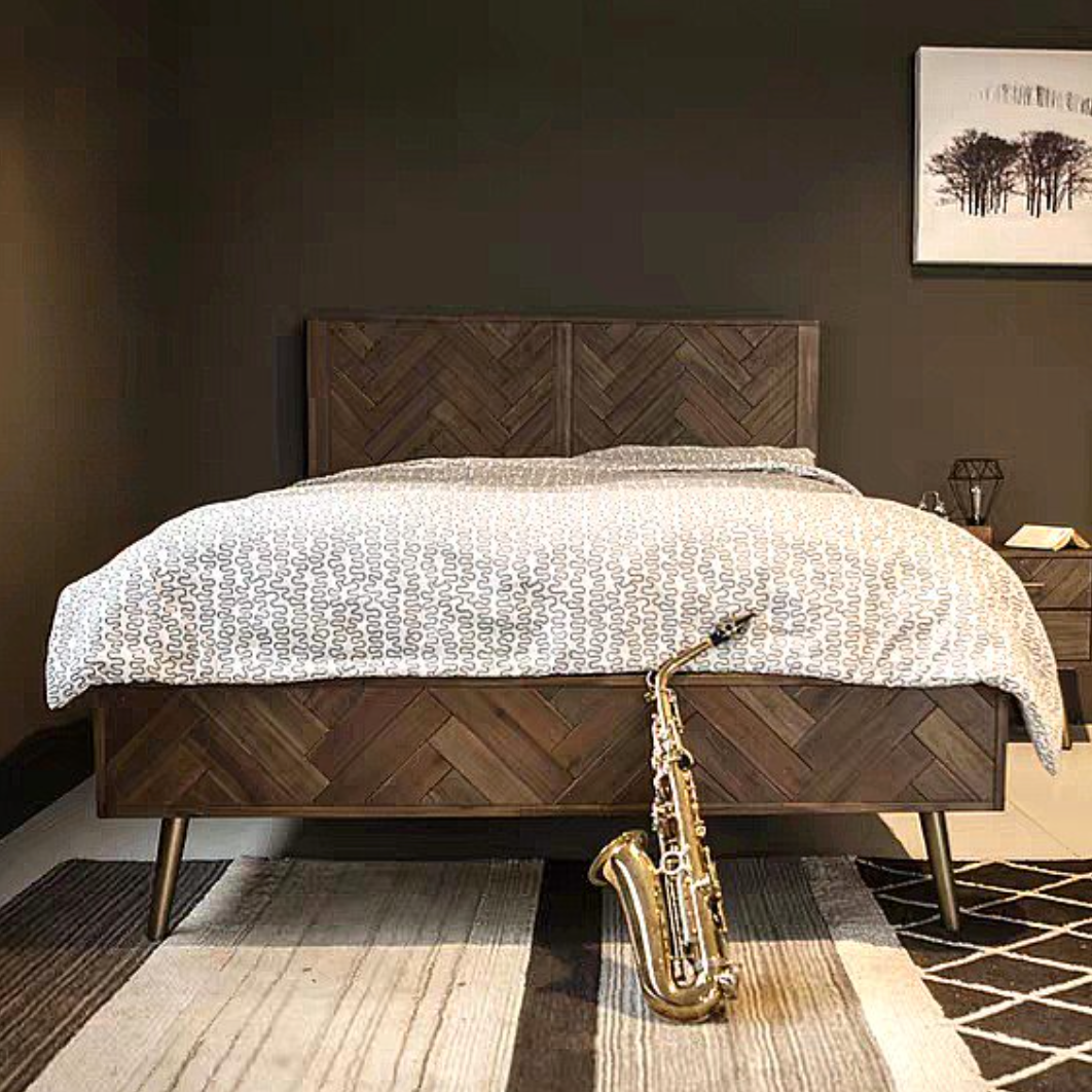 KINGSTON Rustic Solid Wood Bedframe