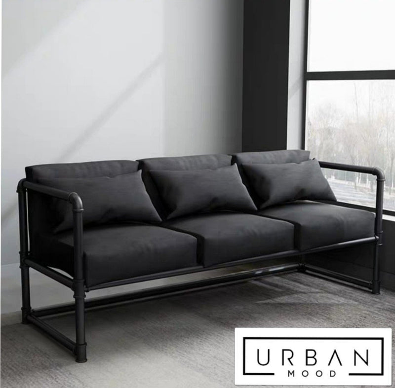 DISTRICT Industrial Leather Sofa / Armchair