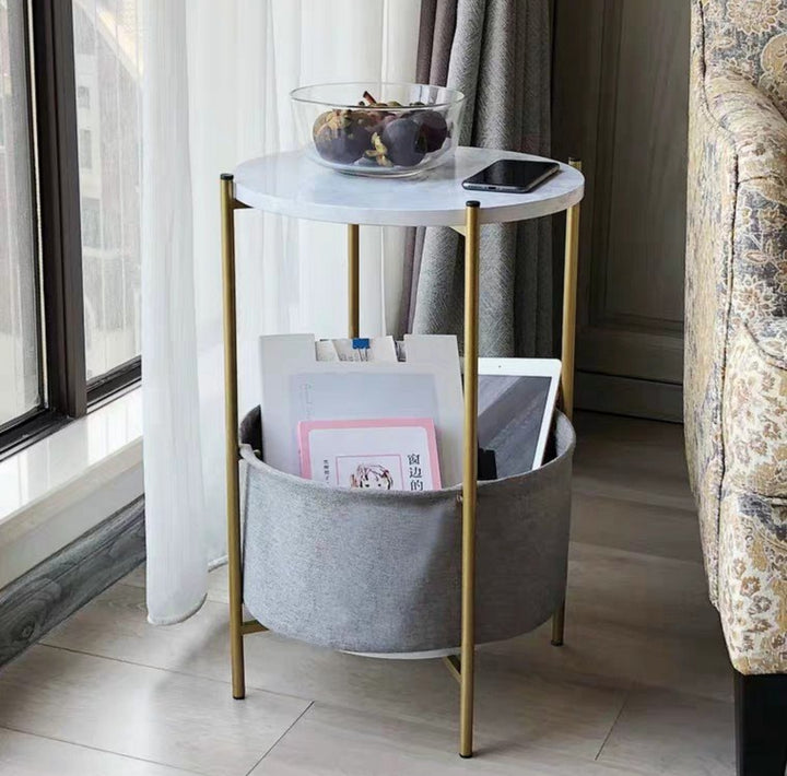 MYA Scandinavian Fabric Side Table