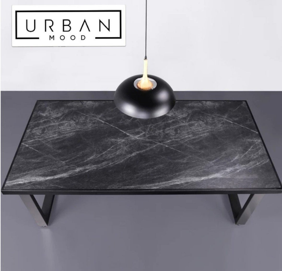 JAVAN Black Mica Rock Dining Table