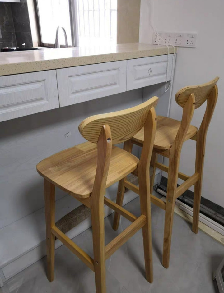 BEVY Vintage Solid Wood Bar Table & Stools