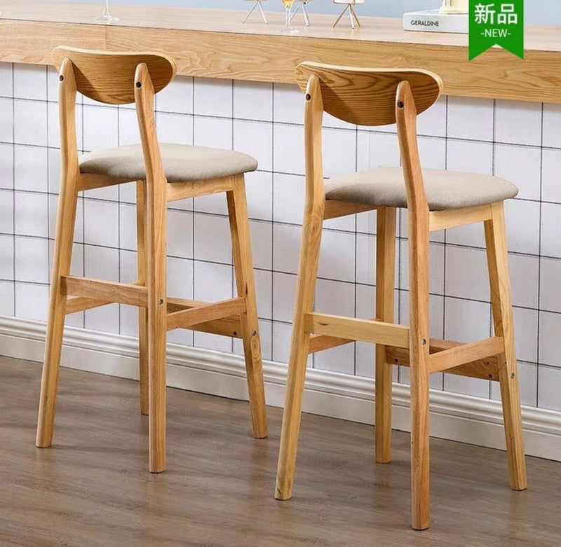 BEVY Vintage Solid Wood Bar Table & Stools