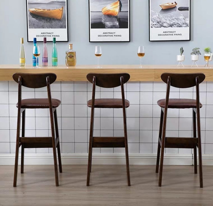 BEVY Vintage Solid Wood Bar Table & Stools