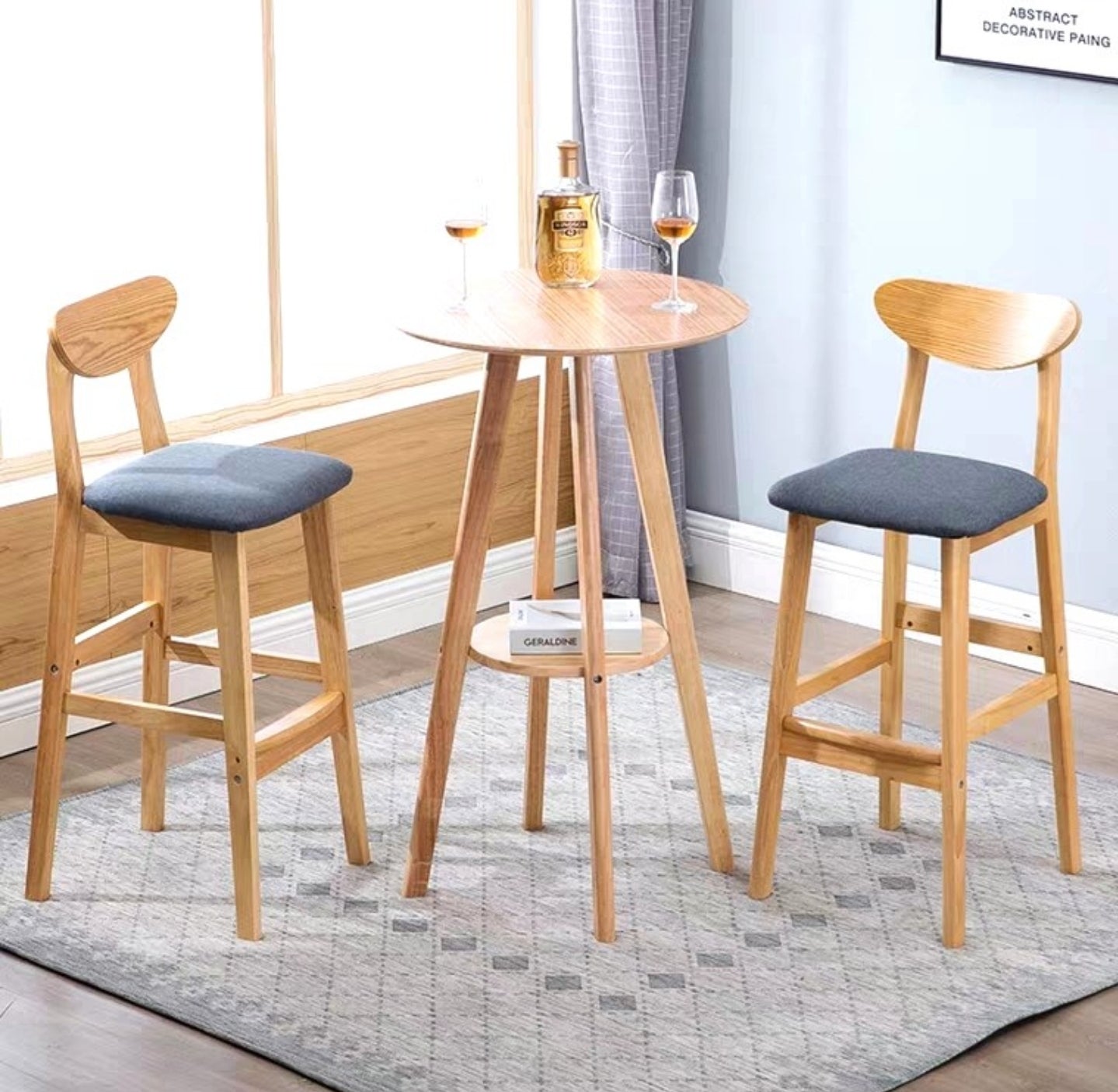 BEVY Vintage Solid Wood Bar Table & Stools – Urban Mood