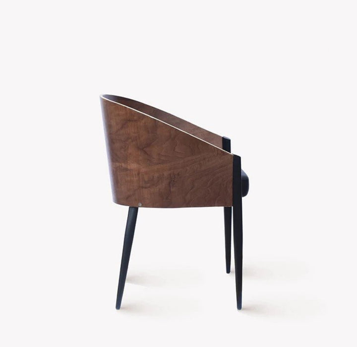 COLBY Postmodern Walnut Dining Chair