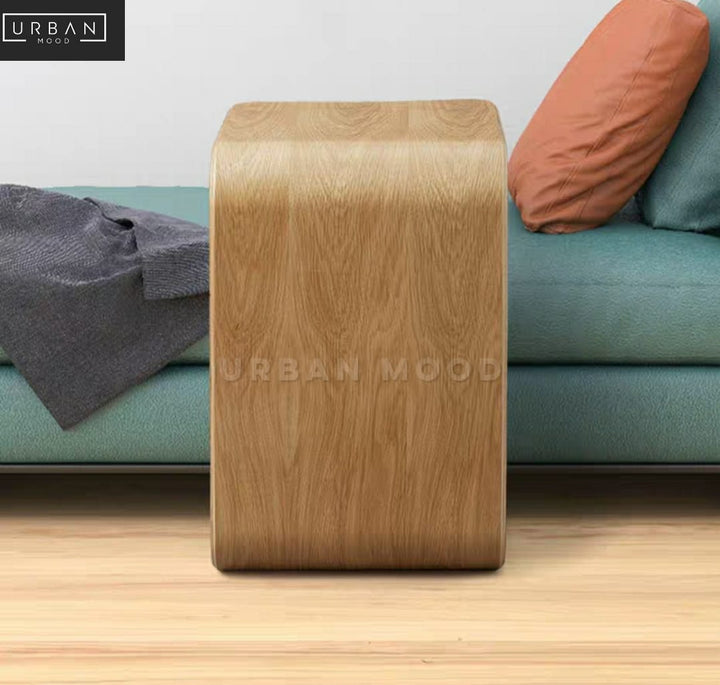 SENATE Minimalist Walnut Side Table