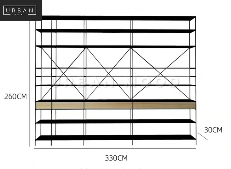 SHIELD Minimalist Wireframe Display Shelf