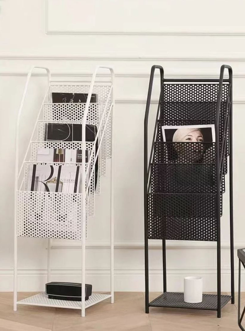 STIRLING Modern Industrial Mesh Magazine Rack – Urban Mood