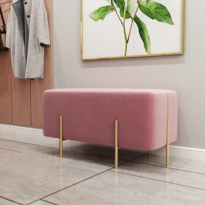 TADAME Velvet Cubic Ottoman