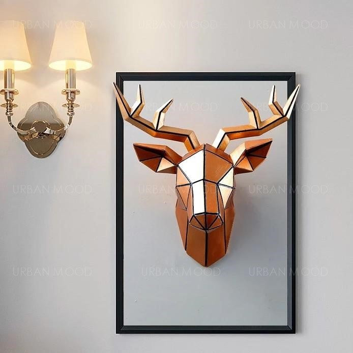 TAIZO Geometric Antelope Wall Art Deco