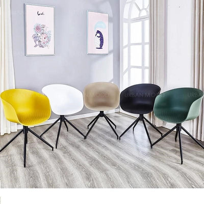 TENDY Colour Pop Designer Dining Office Chair