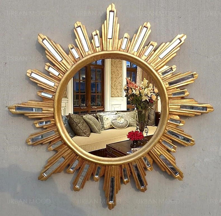 THEA Sunbeam Mirror Wall Art Deco