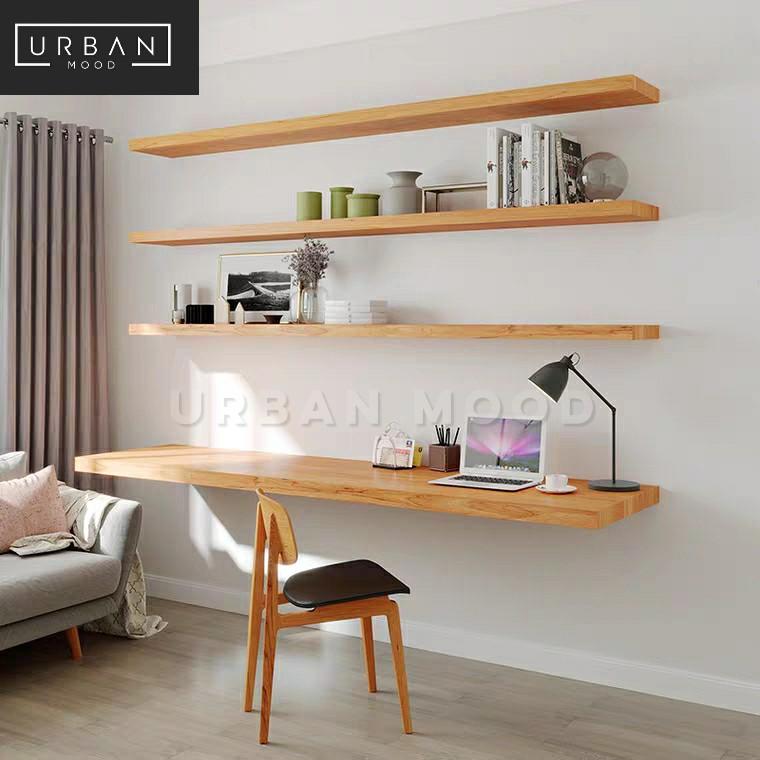 Floating Study Table Fixing Table TIMON Scandinavian Floating Study Table – Urban Mood