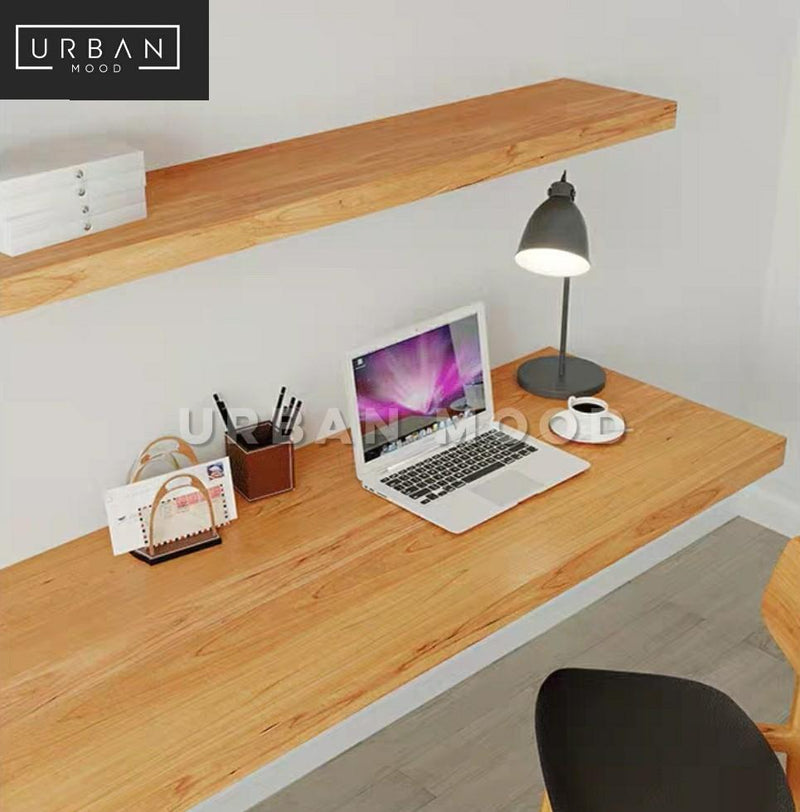 Floating Study Table Fixing Table TIMON Scandinavian Floating Study Table – Urban Mood