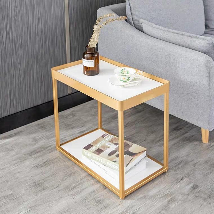 TREVOR Mixed Element Deep Dish Coffee Table