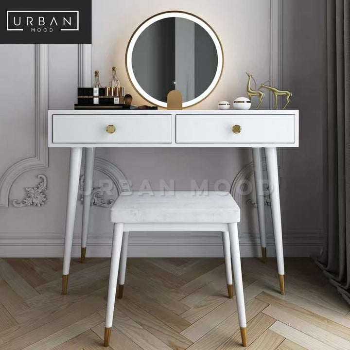 TATLER Modern LED Vanity Table Set