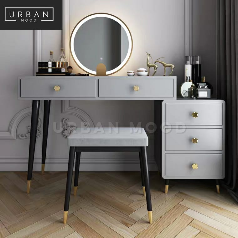 TATLER Modern LED Vanity Table Set