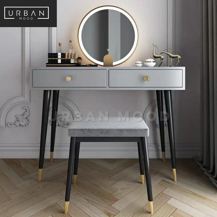 TATLER Modern LED Vanity Table Set