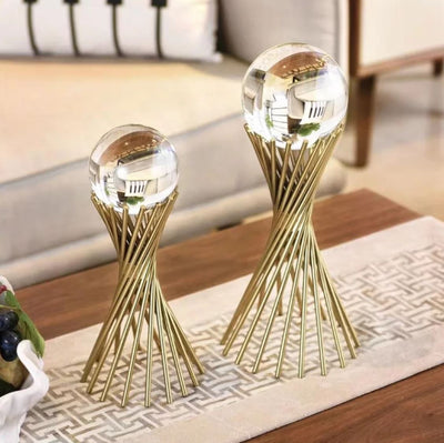 THEMIS Crystal Ball Gold Ornament