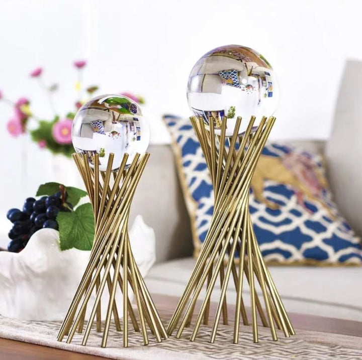 THEMIS Crystal Ball Gold Ornament