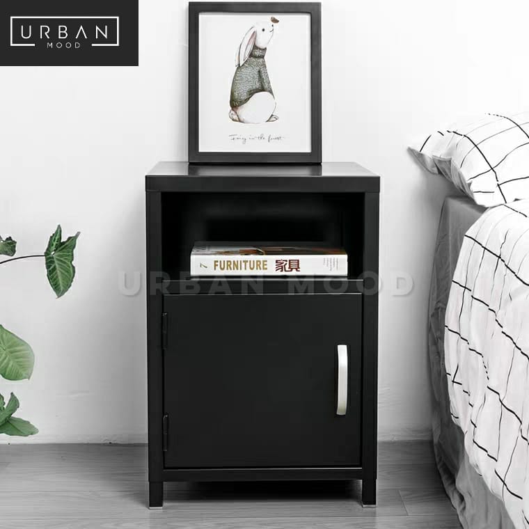 THYME Modern Metal Bedside Table