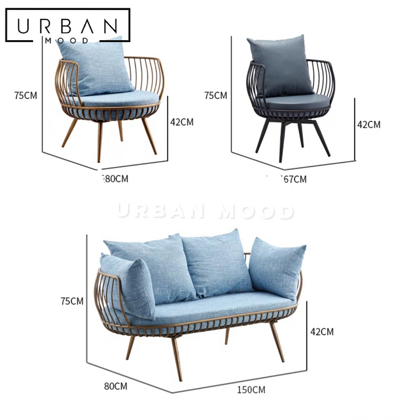TITLE Modern Velvet Armchair