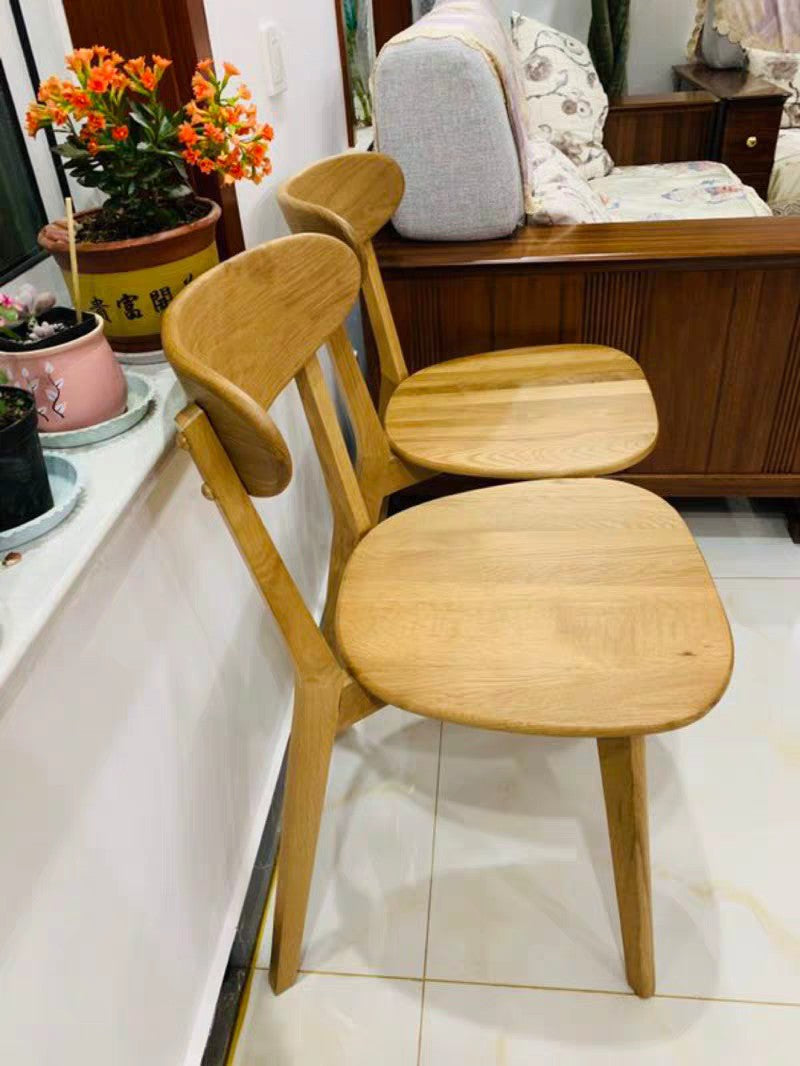 TOBY Rustic Solid Wood Dining Chair