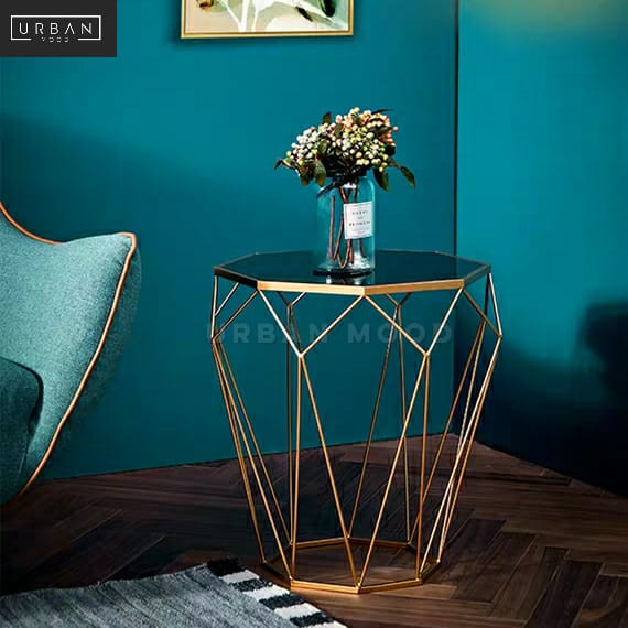 TOPAZ Modern Wireframe Side Table