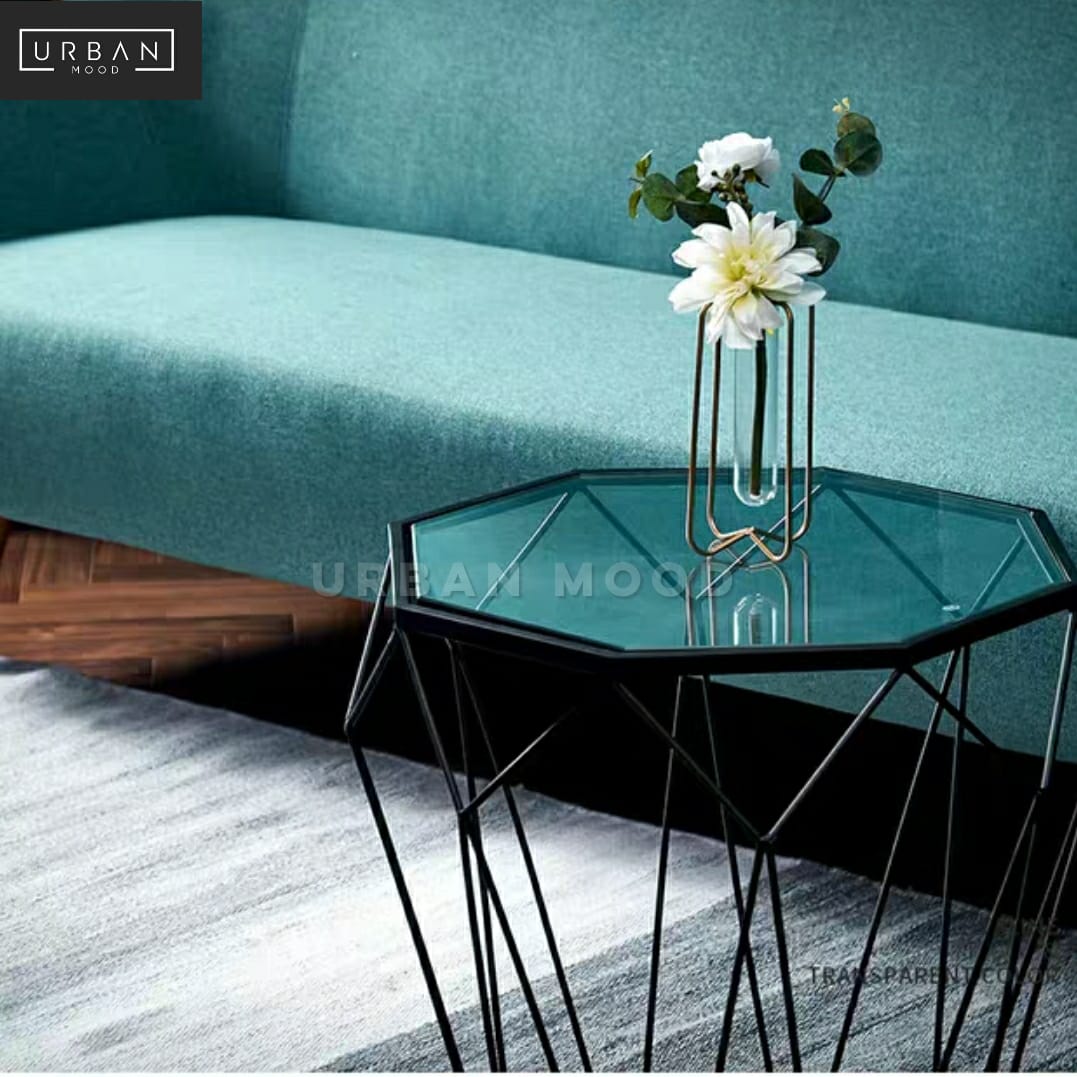 TOPAZ Modern Wireframe Side Table