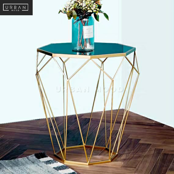 TOPAZ Modern Wireframe Side Table