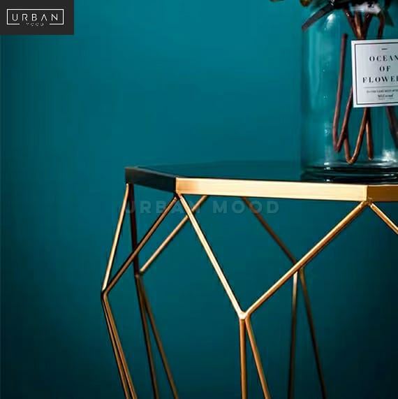 TOPAZ Modern Wireframe Side Table