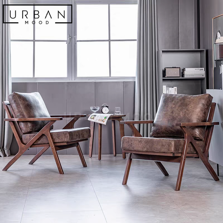 Premium | TRAX Solid Wood Armchair