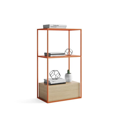 TYRELL Modern Industrial Wooden Display Stand