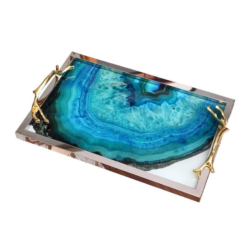 VALENCIA  Contemporary Epoxy River Tray