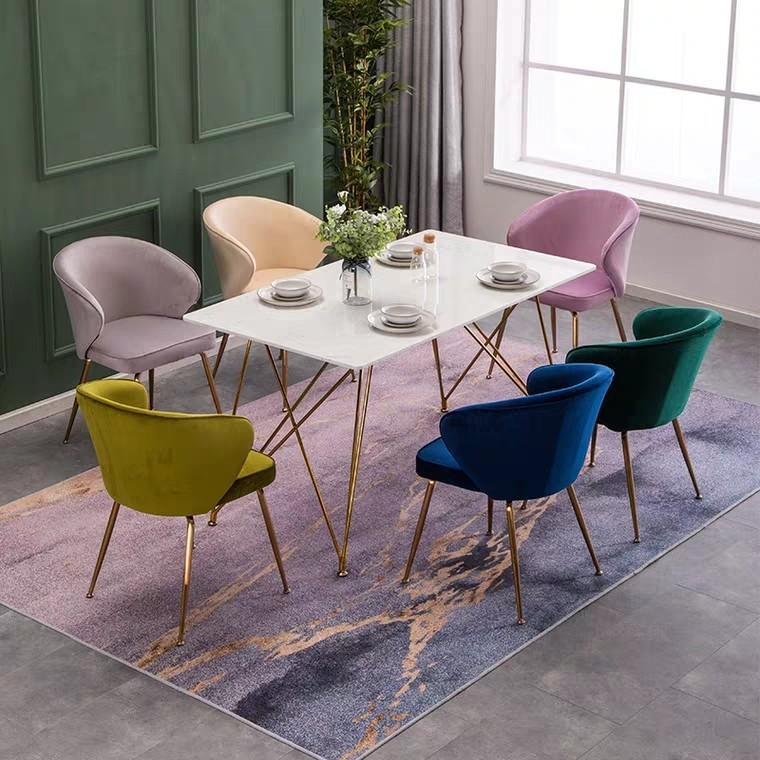 VERITY Modern Velvet Dining Chair